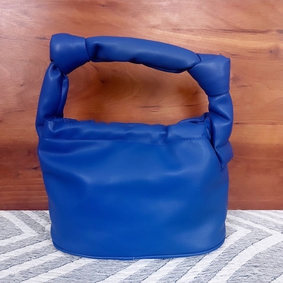 PEPE JEANS “Sweet Bag” Royal Blue Vegan Leather Mini Shoulder / Crossbody Bag - Picture 5 of 15